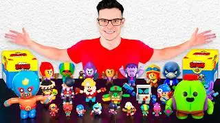 Compro 100 Figuras de Brawl Stars en la Vida Real