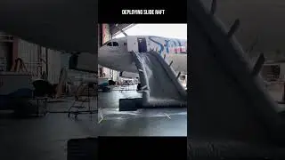 Deploying Slide Raft | SriLankan Airlines 
