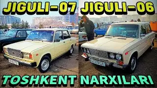 Toshkent Sergeli moshina bozori. Jiguli-06, Jiguli-07 Narxlari.12-dekabr, 2022