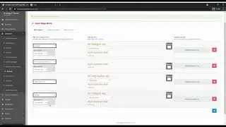 Promegaweb E-ticaret Opencart v2-v3 MEGA MENU yönetimi, ekleme ve düzenleme işlemi
