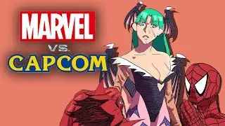 Morrigan Beats Mephisto (Marvel VS Campom Comic Dub)