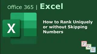 How to Rank Numbers Uniquely or without Skipping Numbers in Excel - Office 365