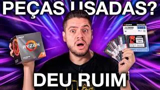 PC COM PEÇAS USADAS COMPENSA? MAIS CARO QUE NOVO? PLACA DE VÍDEO, CPU, RAM