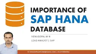 IMPORTANCE OF SAP HANA DATABASE | Why SAP come up with SAP HANA Database | Need of SAP HANA DB