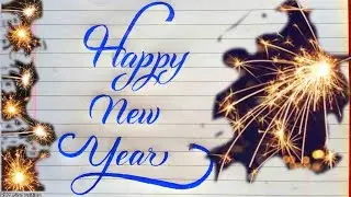 Happy New Year 2024 in Calligraphy Writing | New Year Writing Style