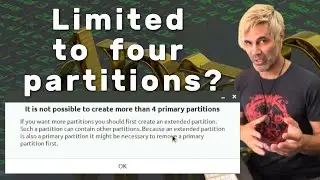 How to create more than 4 partitions in Linux