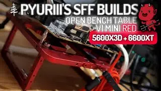 pyuri's SFF Builds \\ The Red Devil OBT BC1 Mini v1 \\ 5600X3D + 6600XT // EFT Meta 1080 Config 2023