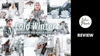 Cold Winter Lightroom Presets Review | Lightroom Mobile Presets DNG | Best Winter Lightroom Presets