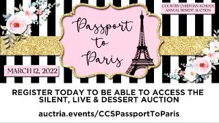 2022 CCS Live Benefit Auction | Passport to Paris