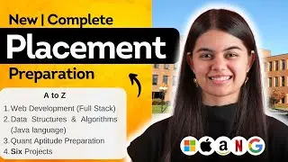 Complete Placement Preparation : Full Stack Web Development + Java DSA + Aptitude | New SIGMA 4.0🚀