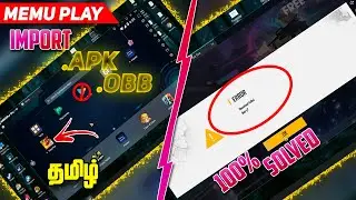 How to Import Apk and obb in Memu play emulator in Tamil| Download failed Error Fixing