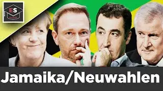 Vorgezogene Neuwahlen / Minderheitsregierung - Jamaika / GroKo / Bundeskanzlerwahl