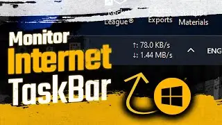 How To Show Internet Speed On Taskbar In Windows!