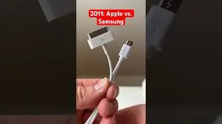 ⏰2011: Apple vs. Samsung Charger 🪫⚡️🔋 