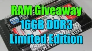 16GB DDR3 RAM Kit Giveaway Contest