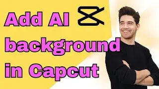 How to add an AI background on capcut