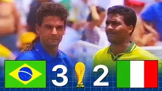 THE MOST EXCITING PENALTY SHOOTOUT OF THE 1994 WORLD CUP / ROMÁRIO, BAGGIO, CAFÚ