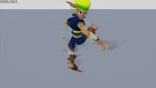 Jak and Daxter - Jak Animation Timelapse - Spin