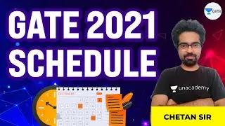 GATE 2021 Exam Schedule Out | Important Notification | Chetan Sir