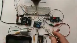 Включение-выключение мотор-редуктора через WiFi модуль ESP8266, APP Android приложение, Arduino.