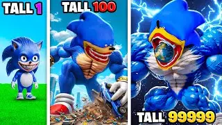 Shortest To TALLEST SHIN SONIC In GTA 5!