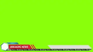 Breaking News Lower third  @GreenScreen-Magic