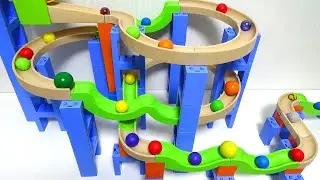 Marble Run Race ☆ TrixTrack Wave Slope Original Course Summary