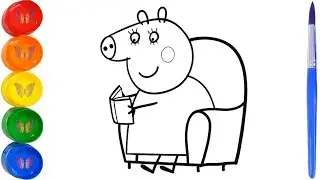 How to draw cartoon characters, peppa pig - Drawing tutorials for kids