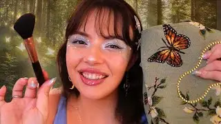 ASMR Renaissance Faire Makeover & Pampering for Sleep 🧚🧜‍♀️✨