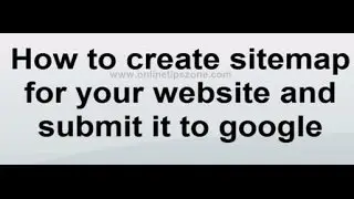 How to Create Sitemap for Website | XML Sitemap Creation