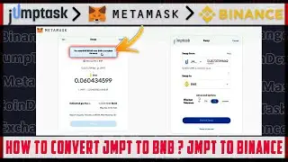JMPT to BNB | Jmpt to Bank Account | How to withdrawal JumpTask Token from Metamask to Binance