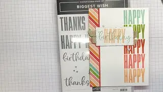 Stampin’ Up! Biggest Wish Birthday Card Tutorial With The Stamparatus