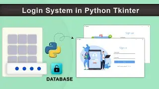 How to create Login System in python tkinter | GUI Python Project #part3