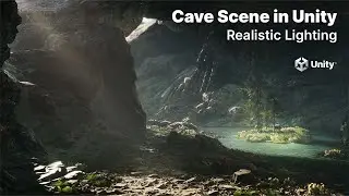 Making a Cave Scene & Lighting in Unity! (Time Lapse)