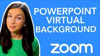 Zoom:  How to Use Powerpoint Slides as Virtual Background - Powerpoint Presenter View Quick Tutorial