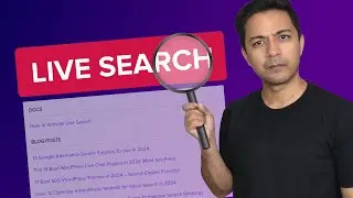 How To Add A Search Bar In WordPress [LIVE SEARCH]