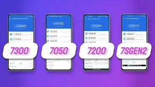 Dimensity 7300 Vs Dimensity 7050 Vs Dimensity 7200 Vs Snapdragon 7s Gen 2 | Antutu Score & Benchmark