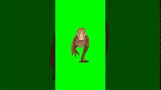 Green screen dinosaur effect top part 1