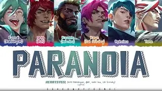 HEARTSTEEL PARANOIA ft. BAEKHYUN, tobi lou, ØZI, and Cal Scruby Lyrics | ShadowByYoongi