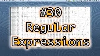 Programming Basics #30 Regular Expressions