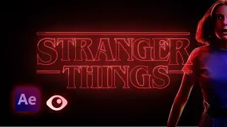 Create Stranger Things Title Sequence in 2D | Adobe After Effects Tutorial