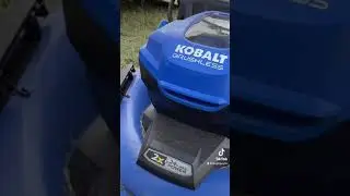 Kobalt 24v Self-Propelled Mower! #electricmower #electric #yardwork #lawnmower