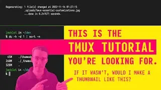 Basic TMUX tutorial & cheatsheet