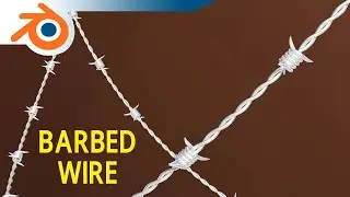 Barbed Wire - Blender 3D Tutorial