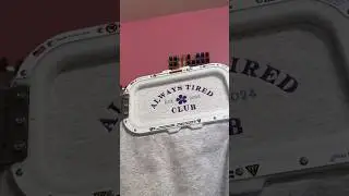 ASMR embroidering a crewneck🤭 