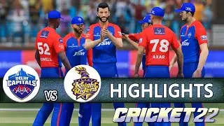 Delhi Capitals vs Kolkata Knight Riders || IPL 28 Match Highlights 2023 || Cricket 22