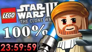 I Gave Myself 24 Hours to 100% Lego Star Wars 3: The Clone Wars