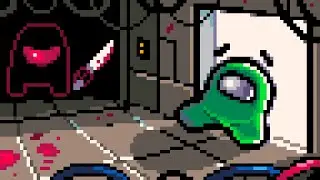 lime goes to electrical - Among Us Pixel Animation