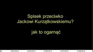 Spisek przeciwko Jackowi Kurzątkowskiemu?