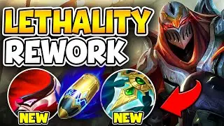 ZED CAN BUILD 2 MYTHICS NOW?! REWORKED LETHALITY ITEMS ARE CRACKED